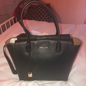 Michael Kors Mercer Large Leather Satchel